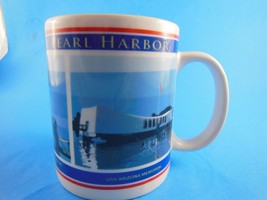 Pearl Harbor Memorial Souvenir Mug Pacific Historic Parks USS Arizona Missouri - £7.77 GBP