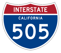 Interstate 505 Sticker Decal R983 Highway Sign Road Sign California - $1.45+