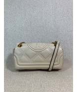 NEW Tory Burch New Cream Fleming Soft MINI Convertible Bag $428 - $368.00