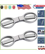 2Pcs Stainless Steel Folding Scissors - Safe Travel Cutters for Home &amp; O... - $350.61 MXN