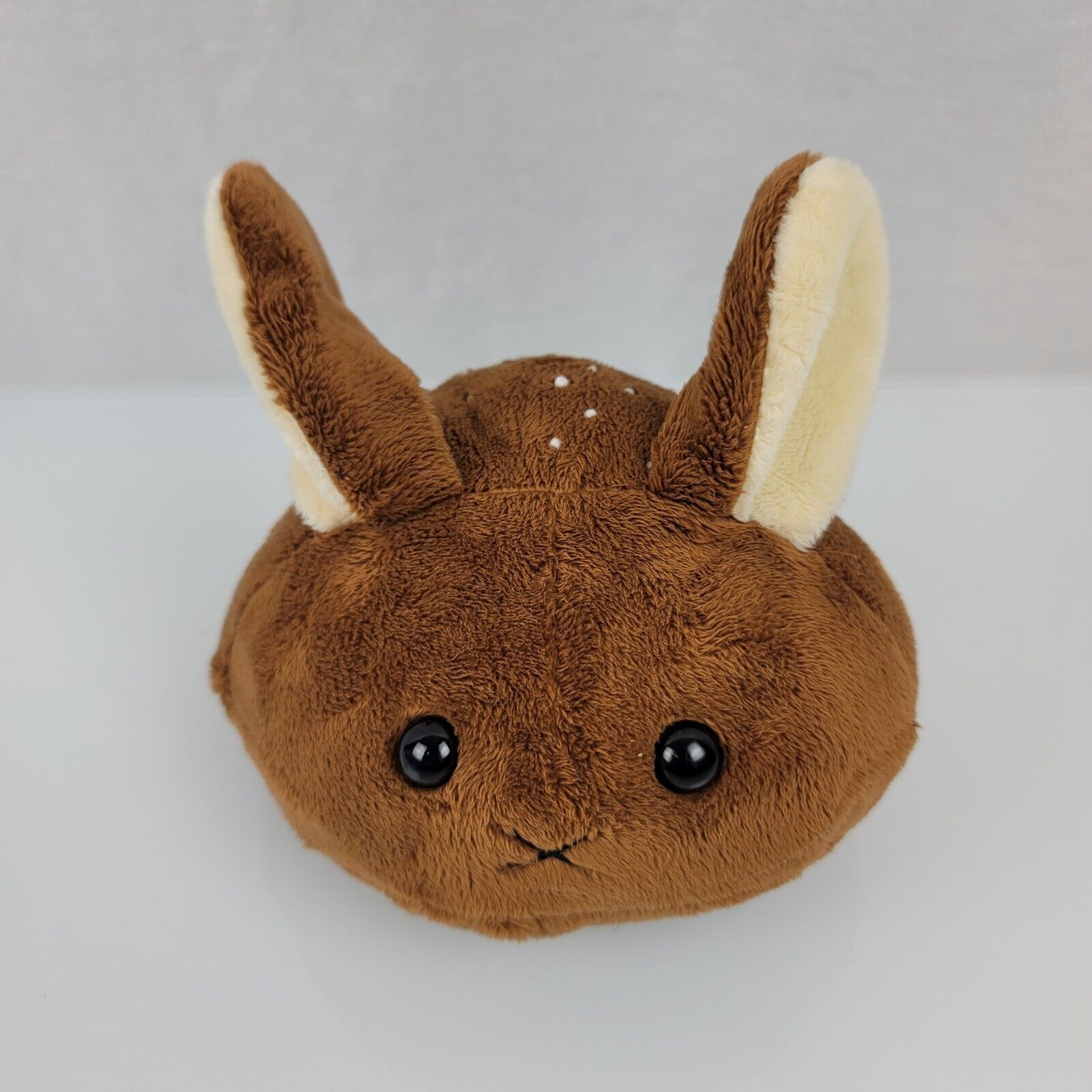 Pretzel Bun Bunny Rabbit Cute Kawaii Kimchi Brown Stuffed Plush Toy - Other