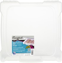 ArtBin Essentials Box W/Handle-12&quot;X12&quot; Translucent - £18.90 GBP