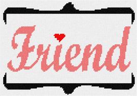 Pepita Needlepoint kit: Friend, 10&quot; x 7&quot; - £39.74 GBP+