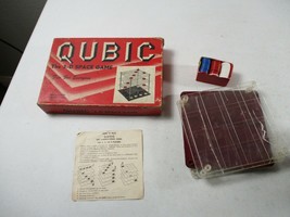 Vintage ORIGINAL 1943 Qubic Game 3-D Tic Tac Toe Game - £31.37 GBP