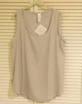 Marla Wynne Layers Washed Modal Tank size XL color Sand - $59.99