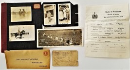 1917 antique WWI lot Harold LaROUGUE KAUFFMAN new haven ct PHOTOS RPPC M... - £138.48 GBP