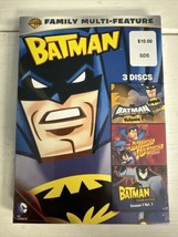 Batman Multi Feature DVD NEW/SEALED Brave &amp; Bold, Superman, Training For... - £5.53 GBP