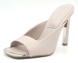 DKNY Women Stiletto Heel Slide Sandals Anya Size US 6M Beige Leather - £39.56 GBP