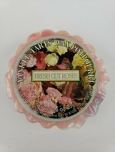Yankee Candle Fresh Cut Roses Tart Wax Potpourri Vintage Rare Retired HTF - £13.27 GBP
