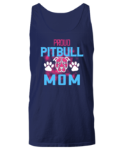 Dog Mom TankTop Proud Pitbull Mom Navy-U-TT  - £15.99 GBP