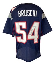 Tedy Bruschi New England Signed Navy Blue Football Jersey BAS - $164.89