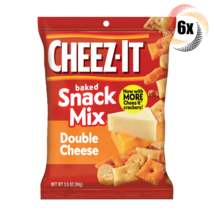 6x Bags Cheez-It Double Cheese Flavor Baked Snack Mix 3.5oz ( Fast Shipp... - $26.38
