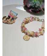 Estefanía bracelet and earring set / Set de pulsera y zarcilos Estefanía - $335.18 MXN