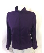 Champion Women Purple Zip Up Jacket Size M Bin34#20 - £14.09 GBP