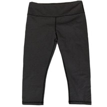 GLYDER Womens Leggings Pants Black White Crop Athletic Activewear Sz Small - £9.96 GBP