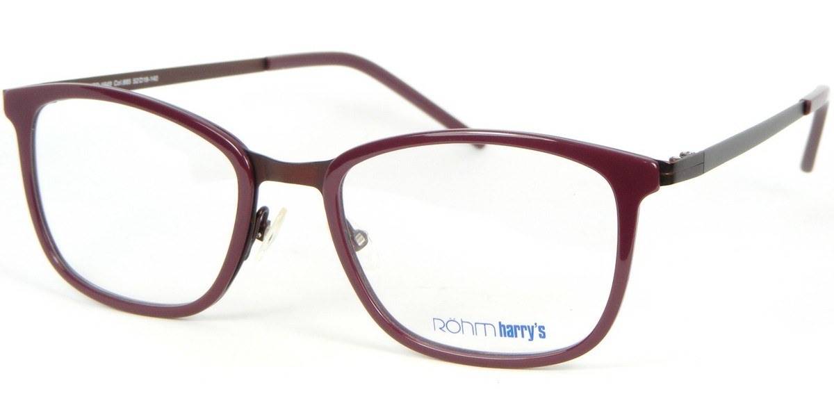Gafas Röhm Harry&#39;s Mod. 1649 COL. 685 BURGUNDY 52-18-140mm - $71.25