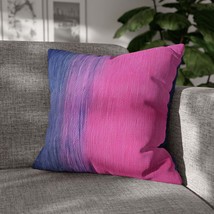 Dual Delight: Half-and-Half Pink &amp; Blue Denim Daydream - Spun Polyester ... - $33.40+
