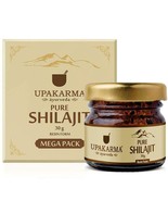 UPAKARMA Natural &amp; Pure Ayurvedic Shilajit / Shilajeet Resin 30 Grams Me... - £110.30 GBP