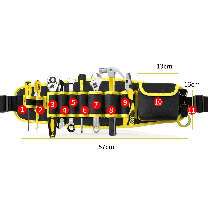 Tool Belt Drill Electric Screwdriver Roulette Belt Tool Storage Bag Elec... - £54.20 GBP