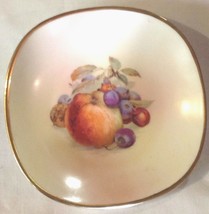 Schumann Arzbert Bavaria Germany Fruit Pattern Porcelain Plate Vintage - £12.48 GBP