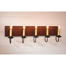 5-Light Vanity Light in Americana Red image 2