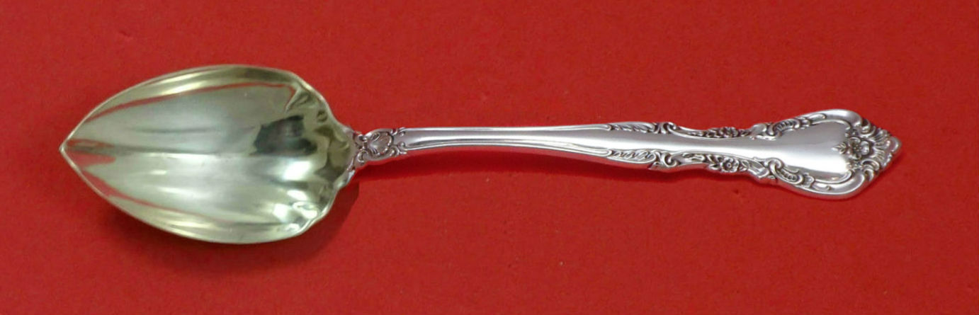 Primary image for Alencon Lace by Gorham Sterling Silver Grapefruit Spoon Fluted Custom Made 5 3/4