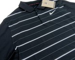Nike Dri-FIT Tiger Woods Golf Polo Shirt Mens Size Large Black NEW DR531... - $64.95