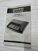 Uniden bearcat BC 148 XLt operating guide Manual - $14.85