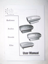 ESB Tanning Bed User Manual for Radiance Avalon Grande Elite Tanning Beds - £7.73 GBP