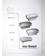 ESB Tanning Bed User Manual for Radiance Avalon Grande Elite Tanning Beds - €8,52 EUR