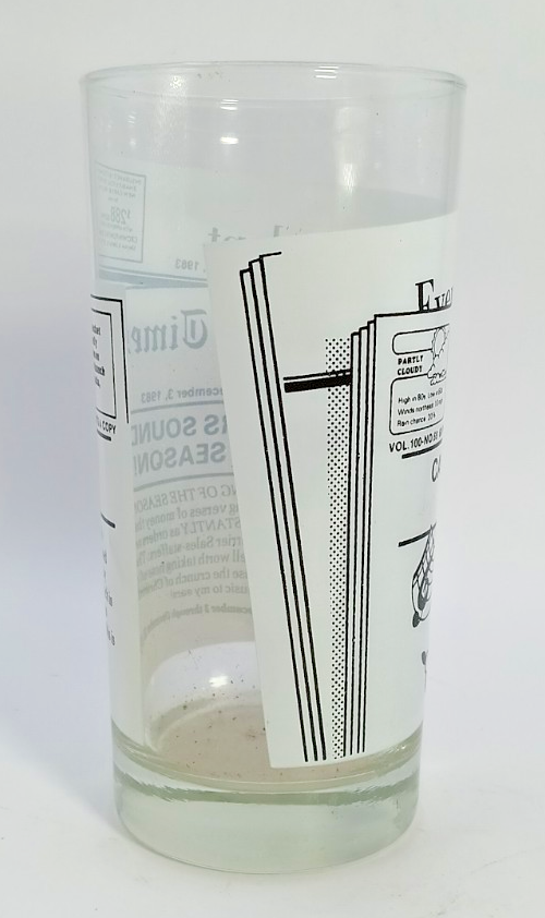 Vintage 1983 St. Petersburg Times 16oz Glass. Item image 3
