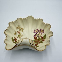 Royal Worcester Shell Bowl Trinket Tray 1896 Blush Ivory Color Antique F... - $108.00