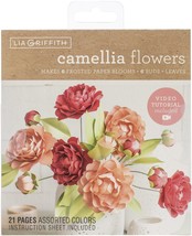 Lia Griffith Paper Stack 6&quot;X6.5&quot; 24/Pkg-Camellia - £12.62 GBP
