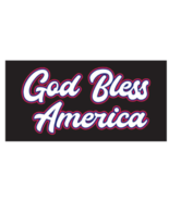 12 Pack God Bless America Bumper Sticker - $23.76