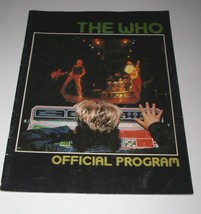 The Who Concert Tour Program Vintage 1982 Schlitz Rocks America VG+/VG++ - $24.99