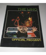 The Who Concert Tour Program Vintage 1982 Schlitz Rocks America VG+/VG++ - $24.99