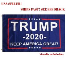 PringCor Trump 2020 Keep America Great President Donald MAGA 3x5 Flag Republican - £3.92 GBP