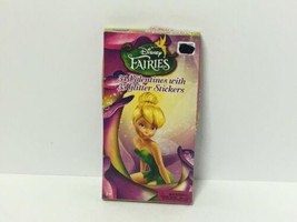 DISNEY FAIRIES 34 VALENTINES WITH 35 GLITTER STICKERS, FREE SHIPPING - £4.70 GBP
