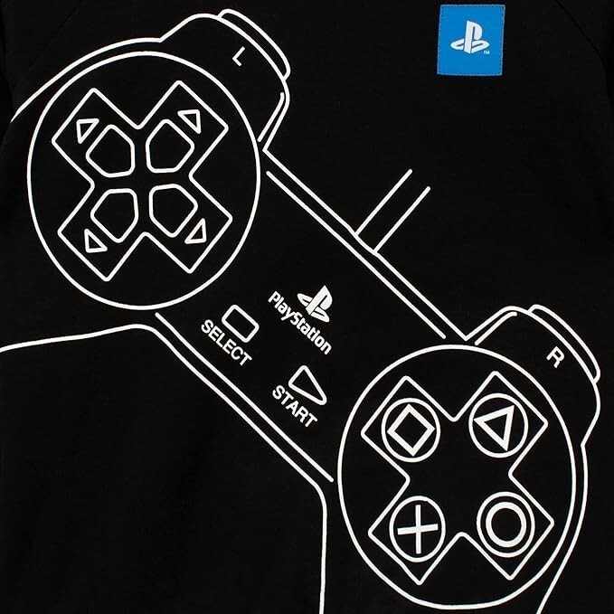 playstation boys black long sleeve sweatshirt by character.com size 7 Item image 5
