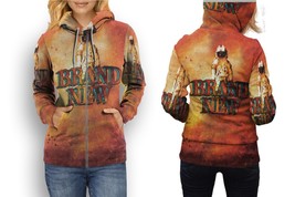 Brand New Rock Band  Womens Graphic Zipper Hooded Hoodie - £27.39 GBP+