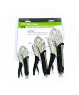 Pittsburgh 3 Pc. Curved Jaw Locking Pliers Set - $14.99