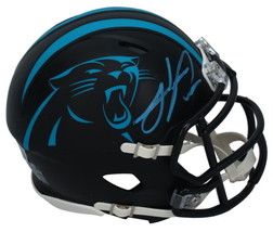 Julius Peppers Autographed Panthers Black Alternate Mini Speed Helmet Be... - $249.00