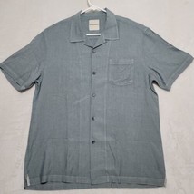 Tommy Bahama Men’s Shirt Green Silk Size Large - £22.70 GBP