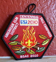 American Elm District Centennial Patch BSA 2010  BSAC Fall Camporee - $4.46