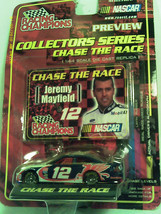 (Q1) NASCAR #12 JEREMY MAYFIELD 1/64 SCALE 2001 FORD TAURUS RACING CHAMP... - $3.99