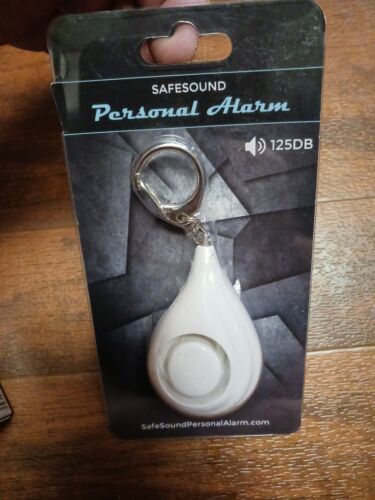 Safesound Personal Alarms 125db Personal Alarms Keychain White NEW Sealed - $7.92