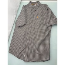 Cinch Men Shirt Short Sleeve Button Up Plaid Western Cowboy XXL 2XL - £19.35 GBP