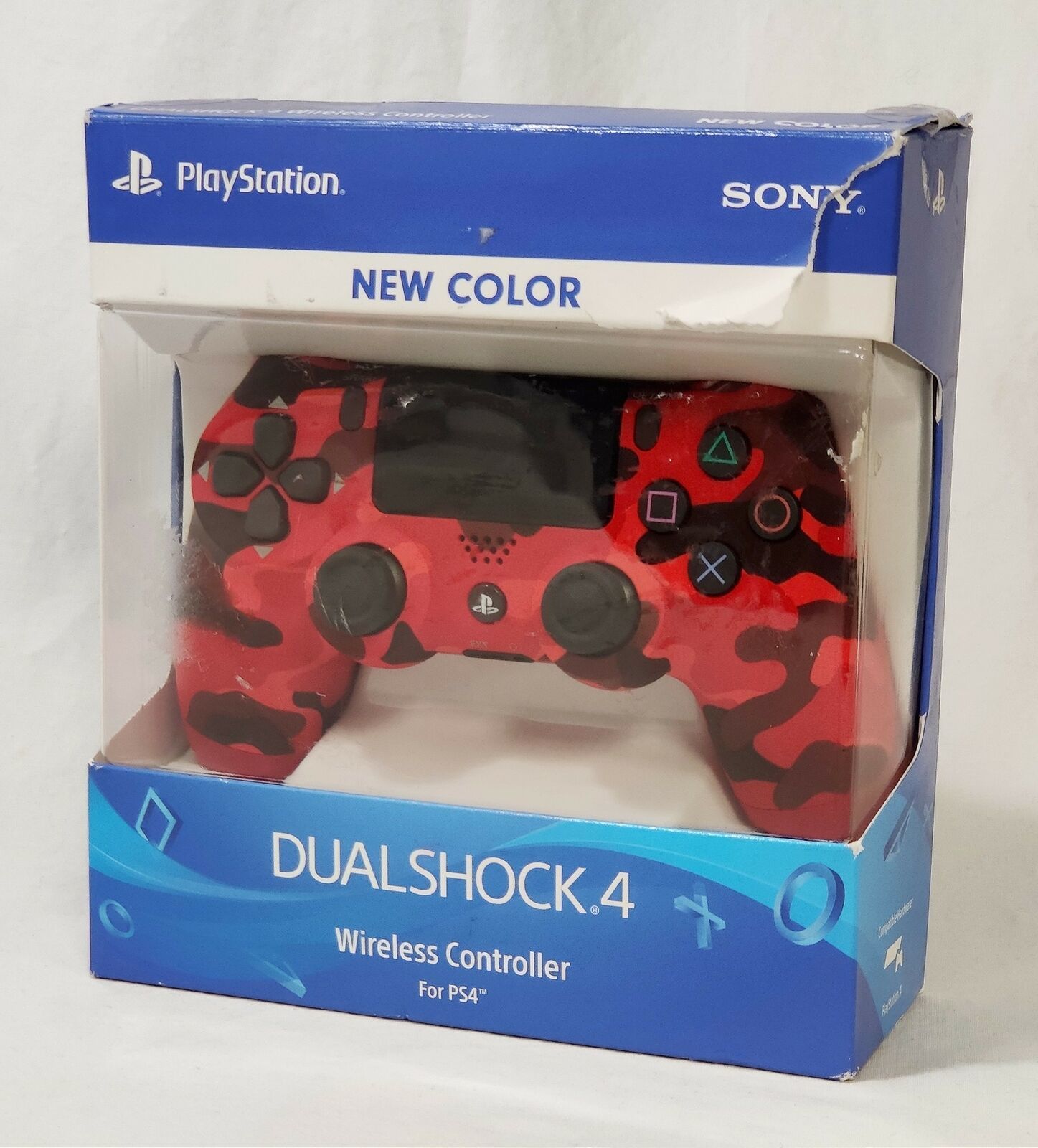 Sony DualShock 4 Wireless Controller Playstation 4 RED CAMOUFLAGE ps4 CUH-ZCT2U - $109.99