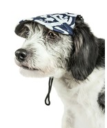 Pet Life  &#39;Bone Cappa&#39; Graffiti Sculptured UV Protection Adjustable Dog Hat - £8.80 GBP