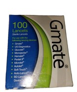 Gmate 100 Sterile Lancets 30G Blood Sugar Diabetes Testing Exp. 9/18 NEW - €7,98 EUR